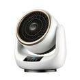 thumbnail image 1 of CSSAD Space Heaters for Home,2-in-1 Heating and Heater Winter Warming Home Small Office Can Swings Head Remote Control Desktop Heater,White, 1 of 9
