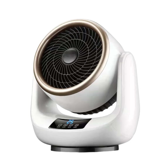 CSSAD Space Heaters for Home,2-in-1 Heating and Heater Winter Warming Home Small Office Can Swings Head Remote Control Desktop Heater,White