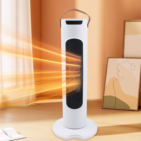 CSSAD Space Heaters for Home,Vertical Heater Heater Home Energy-saving Heater Electric Heater Graphene Vertical Small Sun Heaters,White