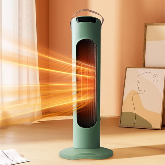 CSSAD Space Heaters for Inside,Vertical Heater Heater Home Energy-saving Heater Electric Heater Graphene Vertical Small Sun Heaters,Green