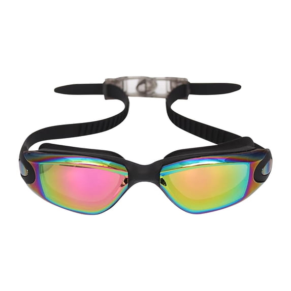 CSSAD Swim Goggles, Adult Swimming Goggles Anti Fog Anti UV No Leakage Wide View for Men Women Youth, Multicolor
