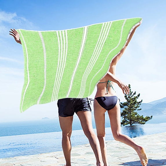 CSSAD Travel Towel Fine Fiber Beach Towel, Light Bath Towel, Sand Beach Blanket, Multifunctional Towel for Travel, Swimming and Pool, 35.5x70.9 Inches