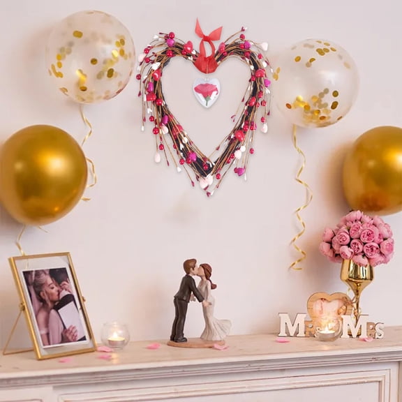 CSSAD Valentine's Day Heart Photo Props Valentine's Day Love Decoration Pendant