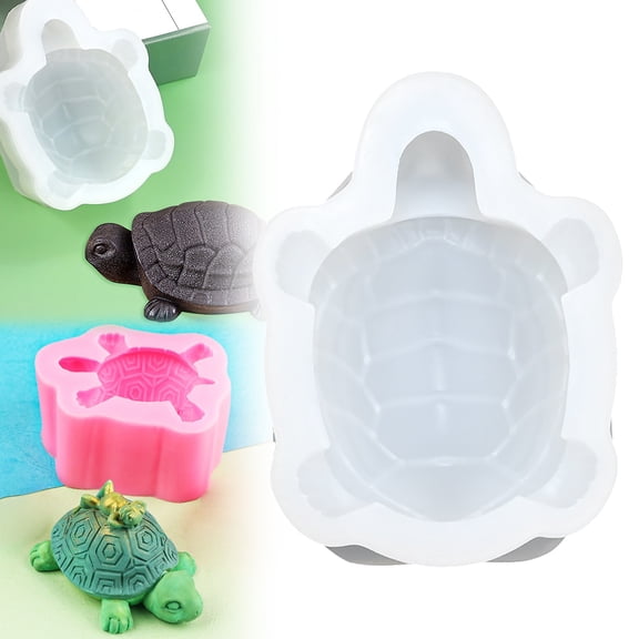 CSSJKYJ 1 Pc Sea Turtle Silicone Mold Turtle Candy Fondant Mold Tortoise Chocolate Making for DIY Baking Cake Desserts Decoration Tools