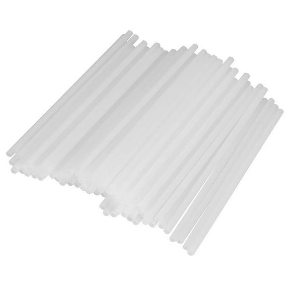 CSSJKYJ 100 Count3.94X0.12 INCH White Paper Lollipop Sticks,Cake Pop Sticks,Sucker Sticks for Cookies,Rainbow Candy,Chocolate,Cake Topper White