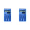 thumbnail image 1 of CSSJKYJ 2 PCS Pocket Calculator Small Bulk Basic 4 Function Calculator 8 Digit Display Battery Powered for Desktop Home Office Study Kids (Light Blue Color), 1 of 2