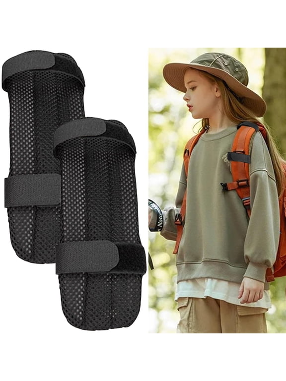 2 Pack Shoulder Strap Pads, Backpack Accessories Nylon Cushion Vest Shoulder Strap Pads with Spacer Mesh Fit for 2" Sling Bags Straps