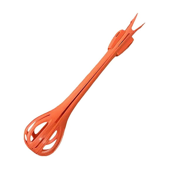 CSSJKYJ 2-in-1 Multifunctional Egg Beater & Food Clip – Handheld Whisk Blender with Nylon Whisk & Silica Clip Head – for Baking, Stirring, Gripping, Red