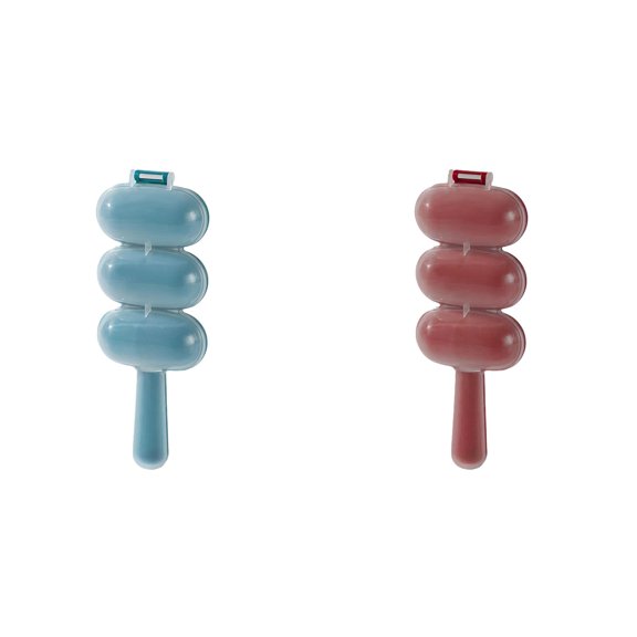 CSSJKYJ 2PCS Browm Rice Ball Maker Shake Lunch Maker Mould Rice Ball Shaker Rice Ball Mold Rice Ball Shaped Kitchen Tools,DIY Sushi Shake Rice Ball Mold(Blue+Brown)