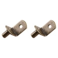 thumbnail image 1 of CSSJKYJ 2PCS Shelf Support Peg,1/4 Inch Diameter Shelf Bracket Pegs with Hole,Nickel Plated L-Shaped Clips for Kitchen & Bookcase Shelf Cabinet Furniture Closet Shelf Pins Support(Antique Green), 1 of 8