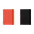thumbnail image 1 of CSSJKYJ 2PCS Small Spiral Notebook 5x7", Notebooks for Note Taking, Morandi Journal Notebook,Work Notebook Small Notebooks 5x7" with Strap, Cute Notebooks for Women 60 Sheets/Note Books(Red & Black), 1 of 4