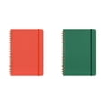 thumbnail image 1 of CSSJKYJ 2PCS Small Spiral Notebook 5x7", Notebooks for Note Taking,Morandi Journal Notebook, Work Notebook Small Notebooks 5x7" with Strap, Cute Notebooks for Women 60 Sheets/Note Books(Green & Red), 1 of 3