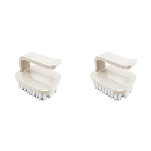 CSSJKYJ 2PCS Vegetable Scrubber Brush, Vegetable Brush with Stiff Bristles Veggie Cleaner Brush for Fruits, Potatoes, Carrots & More Easy Storage