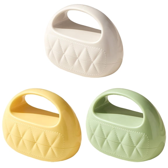 CSSJKYJ 3PCS Sticky Lint Remover Roller Dust Cleaner Lightweight 1.97×3.23 Inch Portable Clothes Lint Roller for Home Furniture Bedding Car Seat Carpet Rug Clothing Pet Removal Use(3 Color)