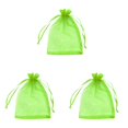 thumbnail image 1 of CSSJKYJ 3Pcs Fruit Protection Bag, 8 x 12 Inch Green Netting Cover Bags with Drawstring, Pest Barrier for Trees, Garden Cover Mesh Bags for Plant Fruit, Flower and Vegetables,Green, 1 of 9