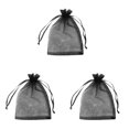 thumbnail image 1 of CSSJKYJ 3Pcs Fruit Protection Bag, 8 x 12 Inch Green Netting Cover Bags with Drawstring, Pest Barrier for Trees, Garden Cover Mesh Bags for Plant Fruit, Flower and Vegetables,Black, 1 of 9