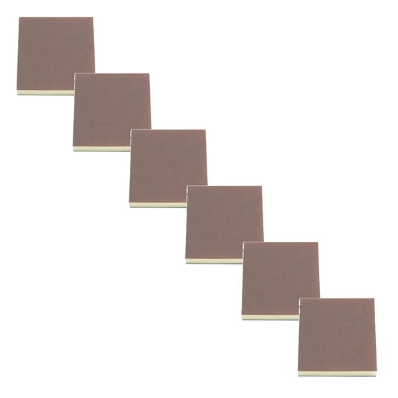 CSSJKYJ 6PCS Sponge Sanding Block Brown and Bendable 3.78x4.72in Handheld Sanding for Wood Polishing and Sanding Tools(120 Mesh)
