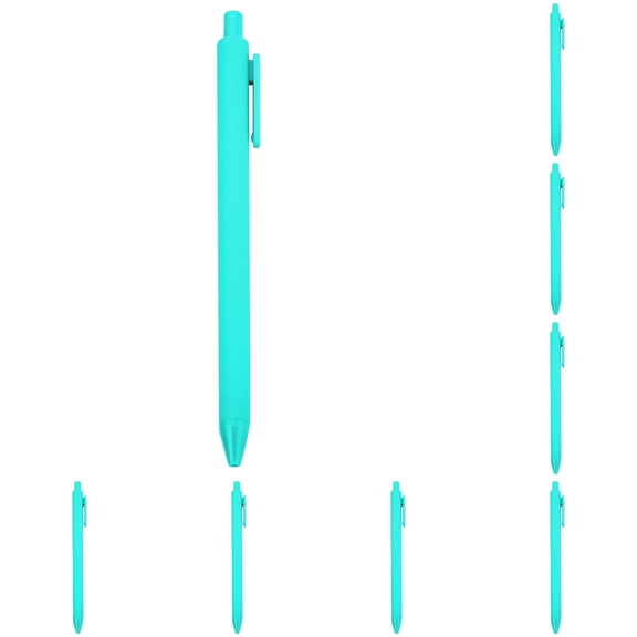 CSSJKYJ 8 Pcs Pink Ballpoint Pens Bulk Writing Pens with Black Ink (1 mm Fine Point), Smooth & Comfortable for Office, Teacher Classroom Rewards, Bridal Gifts for Women(Teal)