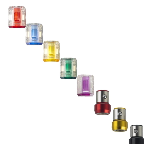 CSSJKYJ 8PCS Magnetic Screw Catcher,Easy Screw Holding, Versatile Application, Compatible with Various Screwdriver, Simple and Convenient Use, Use: Magnetic Ring