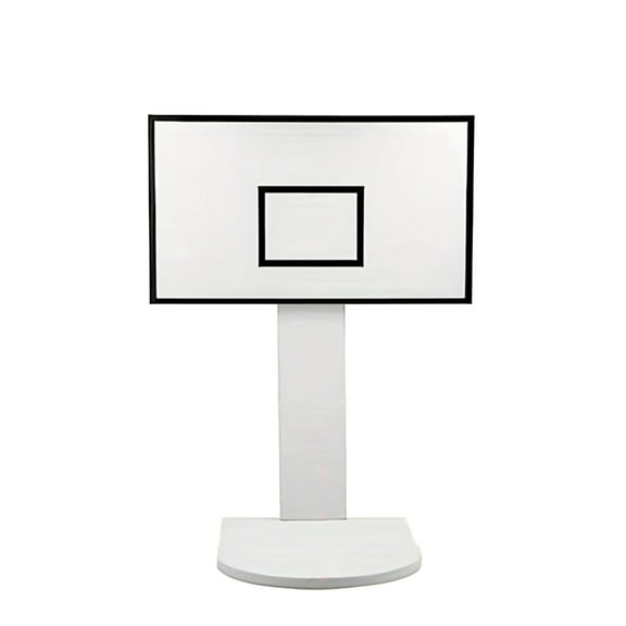 CSSJKYJ Basketball Hoop Trash Can Decoration– Basketball Net Waste Basket with Holder Decoration, Fun Sports-Themed Trash Can for Home, Bedroom & Gym,Basketball Hoop & Net