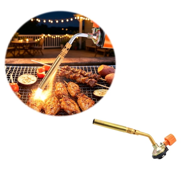 CSSJKYJ Blow Torch Flamethrower Hand Ignition Camping Welding Multi Function for Cooking Soldering Brazing Camping BBQ