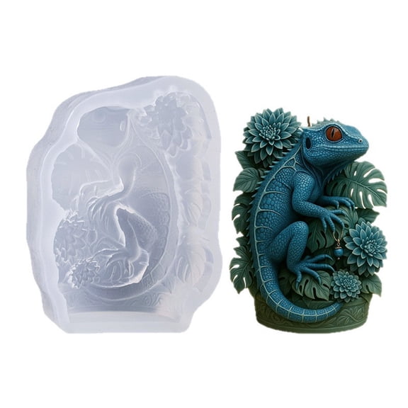 CSSJKYJ Decorationative Silicone Mold for Lizards Flower Pots Home Decoration Plant Container Craft Lovers Gift Planter Silicone Mold