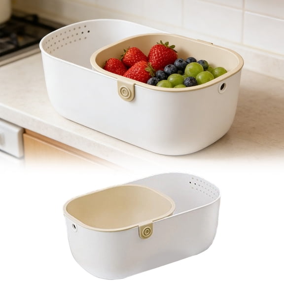 CSSJKYJ Double Layer Pistachio Bowl with Shell Storage and Holder 8.5x5x3inch – Nut Bowl for Snacks, Peanuts and Candy – Durable Snack Bowl for Parties, Home, Office(Beige)