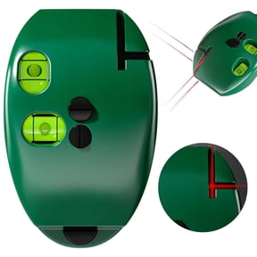 CSSJKYJ Electronic 90 Degree Laser Scale, Green Self Leveling Cross Line Laser Level with Horizontal and Vertical Lines, Protable Mouse Shape for Construction, Tile.( Green)