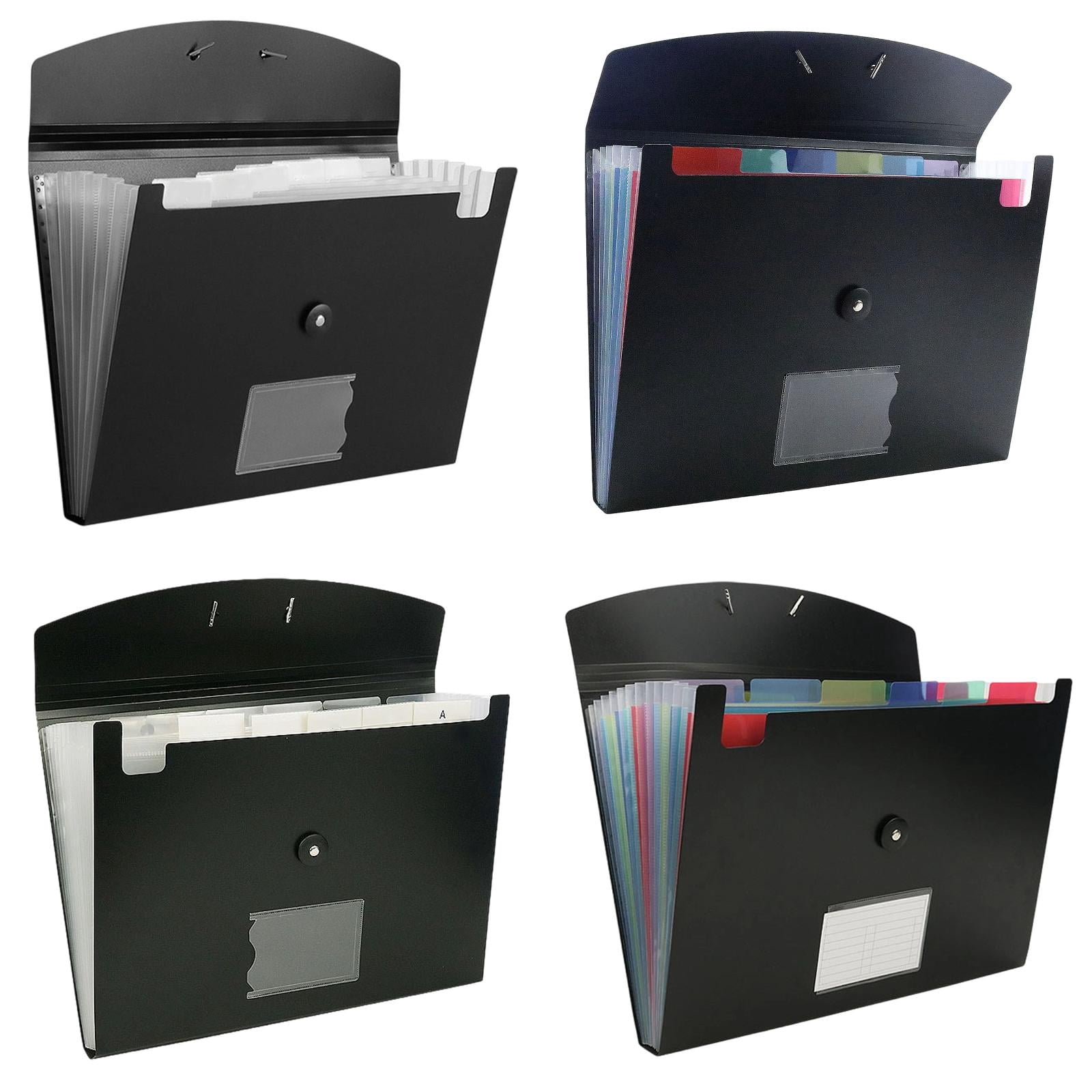 CSSJKYJ Expanding File Folder,13 PocketsX2+7 PocketsX2 Accordion File Holder Organizer, A4 Letter Size Paper Document Receipt Organizer Accordian Filing Folder for Classroom,Home,Office and Travel