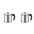 thumbnail image 1 of CSSJKYJ Grease Container, Bacon Grease Container with Strainer, Cooking Oil Keeper with Lid and Easy-Grip Handle (1.4L & 1.8L), 1 of 9