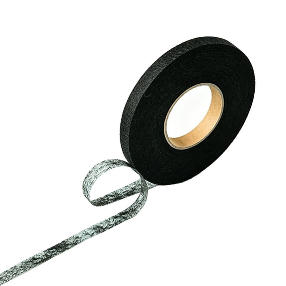 CSSJKYJ Iron On Hemming Tape, 0.4 Inch x 8 Yards No Sew Hemming Tape, Lightweight Fabric Adhesive Tape, Stitch Witchery Tape Hem Tape for Curtain, Pants, Dresses, Clothes(Black)