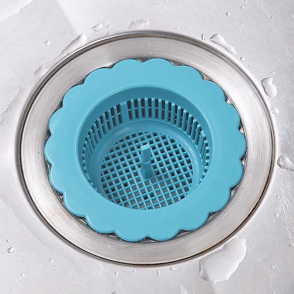 CSSJKYJ Kitchen Sink Strainer Drain Sieve,Spout Filter Basket,Fine Mesh Prevents Clogs from Food Residues,Ideal for Home Kitchens,Bathroom,Dining Rooms,Apartments,Dorms Blue