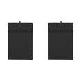 thumbnail image 1 of CSSJKYJ Large Silicone Grill Mat with Drip Pad,10.4x16.1 Inch Heat Resistant Spatula Holder Outdoor Kitchen Countertop, Reusable Griddle Accessories for BBQ Enthusiasts and Home Cooks(Blackx2), 1 of 5