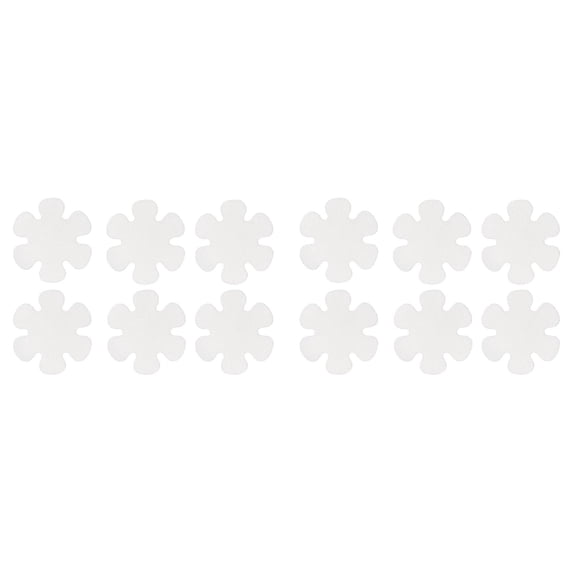 CSSJKYJ Non Slip Bathtub Stickers, 12 PCS Shower Stickers for Safety Bathroom Tubs, Bathtub Non Slip Stickers and Adhesive Decals Scraper for Bath Tub, Shower Floor(White)
