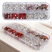 CSSJKYJ Resin Jelly Rhinestones for Crafting, Bedazzling Kit with Flatback Gems Rhinestones, Multicolor 3mm Flatback Gems for Diamond Art DIY Crafts Clothing Shoes Nail Art Decoration