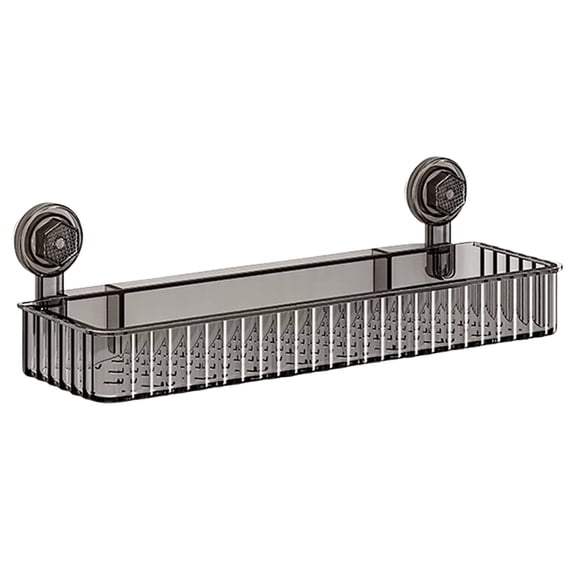 CSSJKYJ Suction Shower Caddy,Light Style Glacier Pattern Suction Cup Shelf,Multifunctional Bathroom Showers Basket Wall Mounted Organizer Shelf Removable Shower Gray