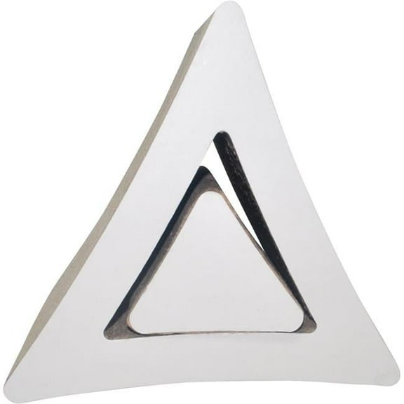 CSSY-145-M-S  Trendy Triangle Cat Scratcher Stylish Kitten Scratching Lounge & Interactive Scratch Toy - Medium & Small