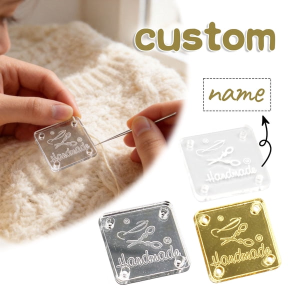 CSStudio 10 Pcs Labels For Handmade Items Labels Suitable For Woven And Sewn Garment Labels Labels