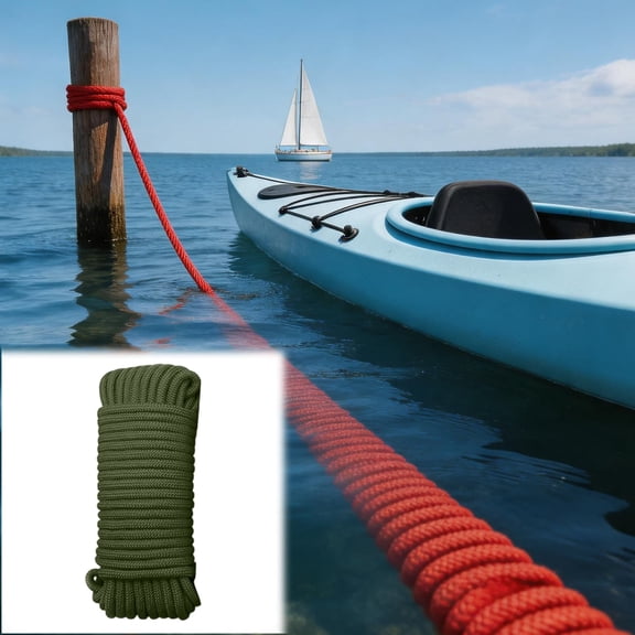 CSStudio 10m Nylon Paracord Rope, Heavy Duty Multi-Purpose Outdoor Utility Cord for Camping Tent Fixing, Rock Climbing, Hiking, Backpacking & Survival Emergency