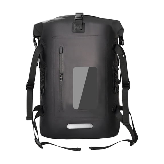 CSStudio 30L Waterproof Dry Sack Backpack with Adjustable Shoulder & Chest Straps, Dry Wet Separation Front Pocket Floating Dry Bag for Camping Kayaking Boating Outdoor Sports