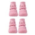 thumbnail image 1 of CSStudio 4 Pack Non Slip Dog Socks with Adjustable Straps, Waterproof Rubber Bottom Pet Paw Protector Booties, Anti Licking Traction Shoes for Indoor Floor & Light Outdoor Walks, 1 of 6