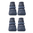 thumbnail image 1 of CSStudio 4 Pack Non Slip Dog Socks with Adjustable Straps, Waterproof Rubber Bottom Pet Paw Protector Booties, Anti Licking Traction Shoes for Indoor Floor & Light Outdoor Walks, 1 of 5