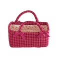 thumbnail image 1 of CSStudio Boho Floral Storage Basket with Handles, Portable Quilted Fabric Organizer Bin for Nursery Bedroom Bathroom Cosmetics Sundries, 1 of 7