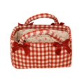 thumbnail image 1 of CSStudio Boho Floral Storage Basket with Handles, Portable Quilted Fabric Organizer Bin for Nursery Bedroom Bathroom Cosmetics Sundries, 1 of 7