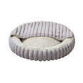 thumbnail image 1 of CSStudio Cozy Hooded Round Pet Bed, Soft Semi-Enclosed Cat Dog Bed, Double Sided Warm Calming Nest Bed for Small Medium Dogs & Cats, Anti- Winter Sleeping Cushion, 1 of 5