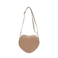 thumbnail image 1 of CSStudio Elegant Shoulder Bag Heart Shape PU Leather Small Handbag with Crossbody Strap, 1 of 7