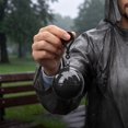thumbnail image 1 of CSStudio Portable Disposable Rain Poncho Keychain Ball, Waterproof Hooded Emergency Raincoat with Clip Hook for Backpack, Compact Rain Gear for Adults Travel Camping Hiking, Single Unit, 1 of 5