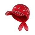 thumbnail image 1 of CSStudio Unisex Paisley Print Bandana Headscarf with Brim, Outdoor Sun Visor Hat, Hop Adjustable Lightweight Summer Head Wrap Cap, 1 of 8