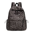thumbnail image 1 of CSStudio Vintage Leopard Print Backpack Lightweight Casual Daypack Men Women Fashion School Bookbag, 1 of 7
