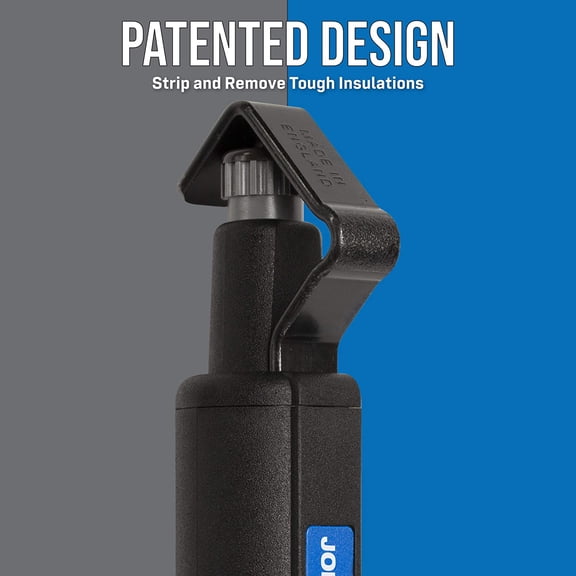 CST-1900 Round Cable Stripper for Fast and Precise Jacket Removal, 3/16" to 1 1/8" Diameter, Cable Strip & Ring Tool, Original version